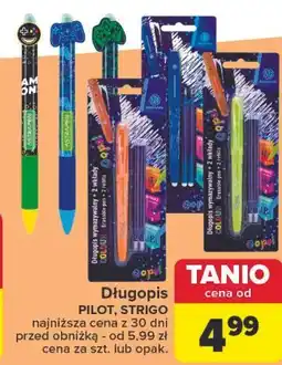 Carrefour Długopis ścieralny oops! niebieski + 2 wkłady Astra oferta