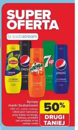 Carrefour Sok do przygotowania napojów gazowanych 7up Sodastream oferta