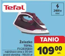 Carrefour Żelazko fv2835e0 Tefal oferta