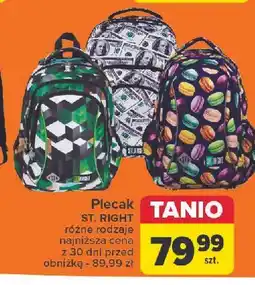 Carrefour Plecak szkolny 3-komorowy St. Right oferta