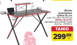 Carrefour Biurko gamer de luxe oferta
