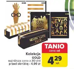 Carrefour Zeszyt gold Rexus oferta