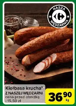 Carrefour Express Kiełbasa krucha Nasza wędzarnia carrefour oferta