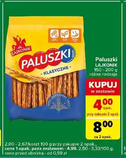 Carrefour Express Paluszki słone Lajkonik oferta