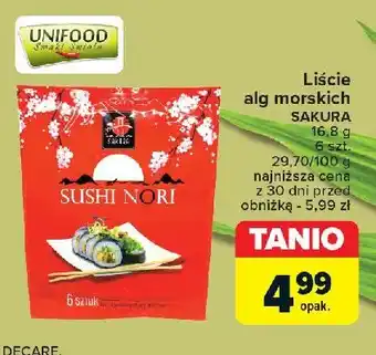 Carrefour Market Liście alg morskich Sakura oferta