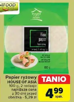Carrefour Market Papier ryżowy okrągły House of asia oferta
