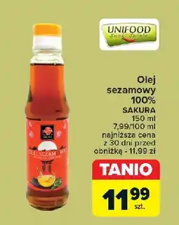 Carrefour Olej sezamowy Sakura oferta