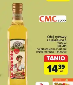 Carrefour Olej ryżowy La espanola oferta