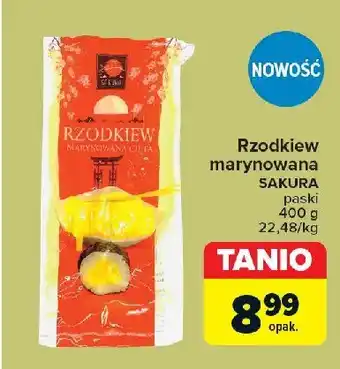 Carrefour Rzodkiew marynowana Sakura oferta