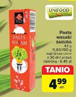 Carrefour Pasta wasabi Sakura oferta