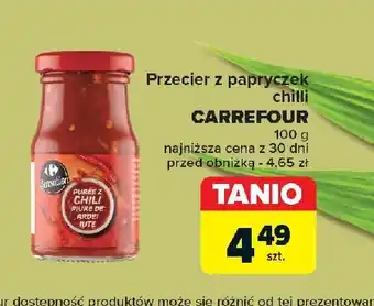 Carrefour Przecier z papryczek chili Carrefour oferta