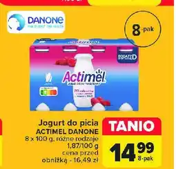 Carrefour Jogurt malina Actimel oferta