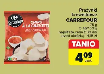 Carrefour Prażynki krewetkowe Carrefour oferta