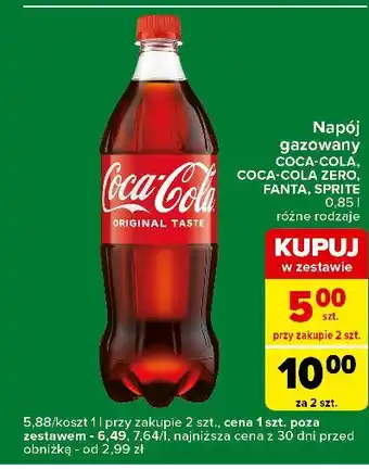 Carrefour Express Napój pomarańczowy Fanta oferta