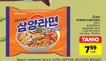 Carrefour Zupa ramen Samyang oferta