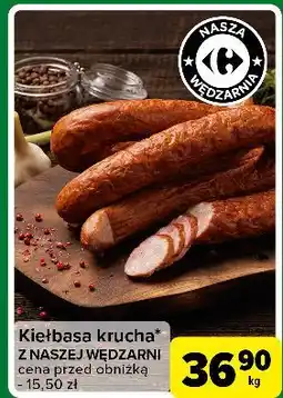 Carrefour Express Kiełbasa krucha Nasza Wędzarnia Carrefour oferta