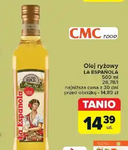 Carrefour Olej ryżowy La Espanola oferta