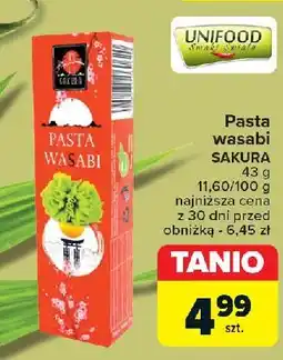 Carrefour Pasta wasabi Sakura oferta