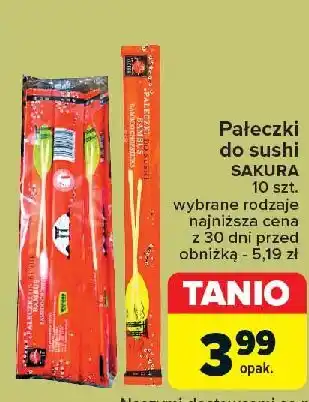 Carrefour Pałeczki do sushi Sakura oferta