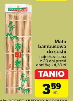 Carrefour Mata bambusowa do sushi oferta
