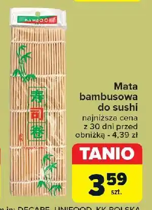 Carrefour Mata bambusowa do sushi oferta