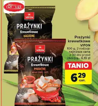 Carrefour Prażynki krewetkowe łagodne Vifon oferta