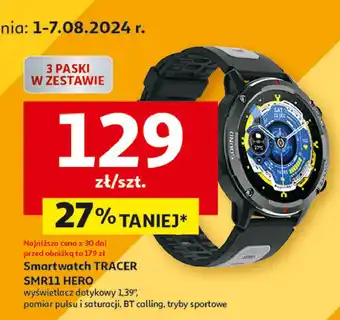 Auchan Smartwatch smr11 hero Tracer oferta