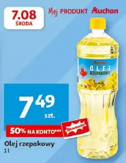 Auchan Olej rzepakowy Auchan oferta