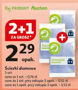 Auchan Ścierki domowe Auchan Na Co Dzień (Logo Zielone) oferta