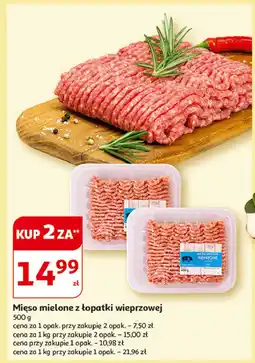 Auchan Mięso mielone z łopatki wieprzowej oferta