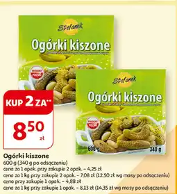 Auchan Ogórki kiszone Stefanek oferta