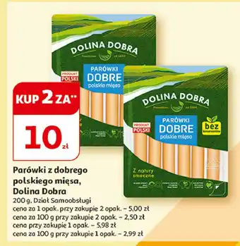 Auchan Parówki dobre Dolina Dobra oferta