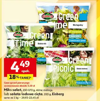 Auchan Sałatka bolero mix Eisberg oferta