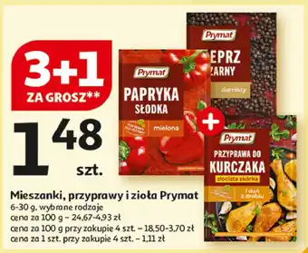 Auchan Przyprawa do kurczaka złocista skórka Prymat oferta