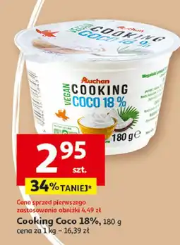 Auchan Mleczko kokosowe 18 % Auchan oferta