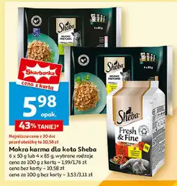 Auchan Karma dla kota drobiowa Sheba Delicato oferta
