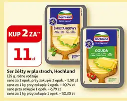 Auchan Ser gouda plastry Hochland oferta