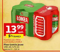 Auchan Piwo Łomża Jasne (Dawniej Export) oferta