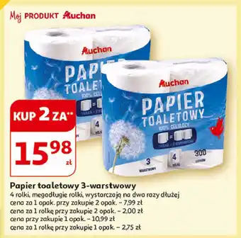 Auchan Papier toaletowy Auchan oferta