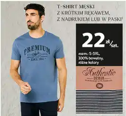Auchan T-shirt męski z krótkim rękawem oferta