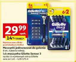 Auchan Maszynka do golenia Gillette Blue 3 Plus oferta
