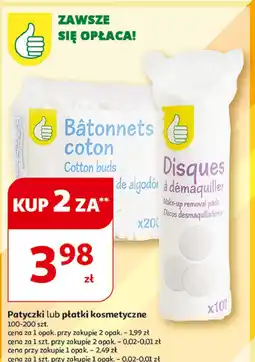 Auchan Patyczki kosmetyczne Podniesiony Kciuk oferta