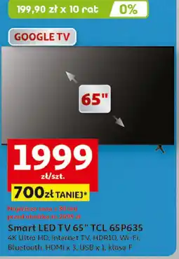 Auchan Telewizor 65 led 65p635 Tcl oferta