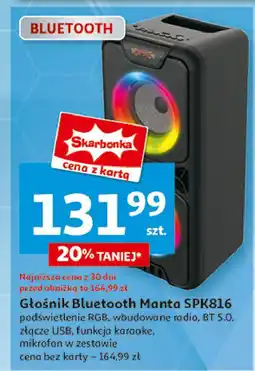 Auchan Głośnik spk816 Manta oferta