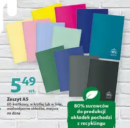 Auchan Zeszyt a5 60 kartek linia oferta