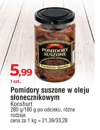 E.Leclerc Pomidory suszone w oleju słonecznikowym M&K oferta