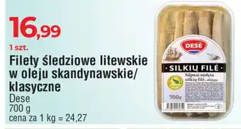 E.Leclerc Śledzie w oleju Dese oferta