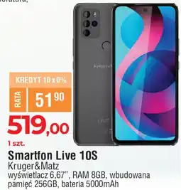 E.Leclerc Smartfon live 10s Kruger & Matz oferta
