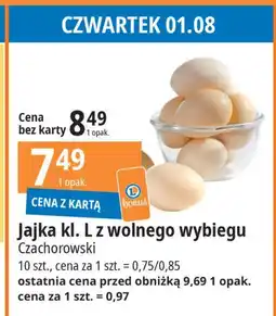 E.Leclerc Jaja z wolnego wybiegu kl. l Czachorowski oferta