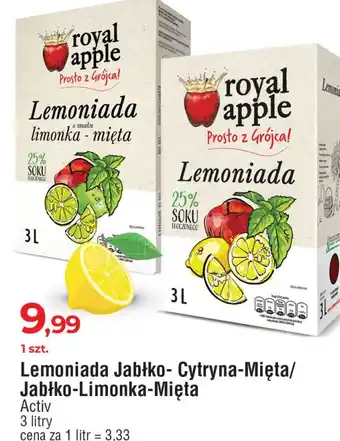 E.Leclerc Lemoniada limonka-mięta Royal Apple oferta